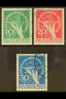 1949  Berlin Relief Fund Complete Set (Michel 68/70, SG B68/70), Superb Cds Used, Very Fresh, Cat £725. (3 Stamps) For M - Other & Unclassified