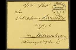 SOUTH WEST AFRICA  1905 (5 June) Stampless Feldpost Cover Addressed To Germany, Bearing "Windhuk" Cds, Plus Arrival Mark - Altri & Non Classificati