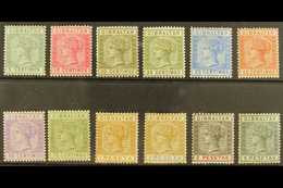 1889-96  Complete Set, SG 22/33, Fine Mint, Fresh Colours. (12 Stamps) For More Images, Please Visit Http://www.sandafay - Gibilterra
