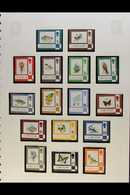 1974-1982 COMPLETE NEVER HINGED MINT COLLECTION  In Hingeless Mounts On Leaves, All Different, Inc 1977-82 Defins Set, P - Gibilterra