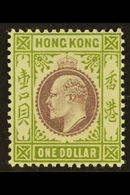 1903  $1 Purple And Sage Green, Ed VII, SG 72, Very Fine And Fresh Mint. For More Images, Please Visit Http://www.sandaf - Sonstige & Ohne Zuordnung