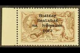 1922 THOM  2s6d Sepia-brown Seahorse, SG 44, Left Marginal Example, Superb Never Hinged Mint. For More Images, Please Vi - Autres & Non Classés