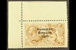 1922-23  2s6d Pale Brown Seahorse, SG 64, Upper Left Corner Example, Superb Never Hinged Mint. For More Images, Please V - Autres & Non Classés