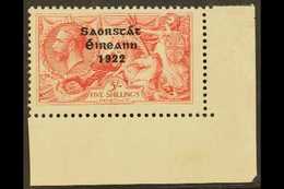 1922-23  5s Rose-carmine, Overprint With WEAK ACCENT, Hibernian T60f (SG 65 Variety), Never Hinged Mint  From The Lower- - Andere & Zonder Classificatie