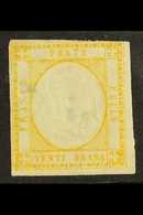 NEAPOLITAN PROVINCES  1861 20c Yellow-orange, SG 19, Mint, Thins, Three Margins, Cat.£600. For More Images, Please Visit - Ohne Zuordnung