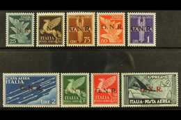 ITALIAN SOCIAL REPUBLIC (RSI)  1944 Airmail Set Including The Air Express Stamp Overprinted "G.N.R." In Verona,, Sassone - Ohne Zuordnung