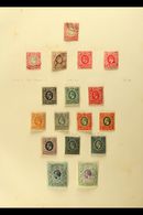 1903-1960 MINT AND USED COLLECTION  An Old Time Collection On Album Pages Which Includes 1912-21 Mint Range To 3r Incl 7 - Vide