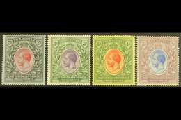 1912-21  2r, 3r, 4r And 5r, SG 54/57, Fine Mint. (4) For More Images, Please Visit Http://www.sandafayre.com/itemdetails - Vide