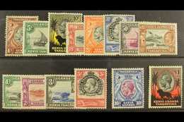 1935-37  Complete KGV Pictorial Set, SG 110/123, Fine Mint, The £1 Centered To Right. (14) For More Images, Please Visit - Vide