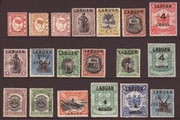 1885 TO 1904 MINT RANGES  On A Stockcard. Includes 1896 Jubilee 1c, 2c (2), 5c & 6c SG 83-87, 1899 4c On 5c SG 102, 1904 - Bornéo Du Nord (...-1963)