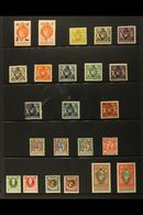 1912-28 VFM PRINCE JOHN COLLECTION  Neatly Presented On Stockpages. Includes 1912 5h And 10h On Glazed Paper Plus 5h On  - Other & Unclassified