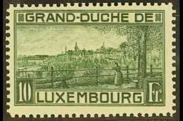 1923  10f Green Luxembourg - Birth Of Princess Stamp From The Mini-sheet, Michel 142, Very Fine Mint, Very Fresh & Scarc - Sonstige & Ohne Zuordnung