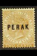 PERAK  1880-81 2c Brown Opt, SG 9, Fresh Mint Small Part Gum, Light Wrinkle. For More Images, Please Visit Http://www.sa - Otros & Sin Clasificación