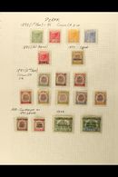 PERAK  1892-1971 FINE FRESH MINT Collection In Hingeless Mounts On Album Pages, The Later Issues Never Hinged. Note 1895 - Sonstige & Ohne Zuordnung