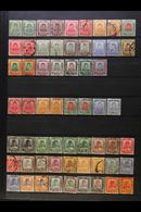 TRENGGANU  1910-1955 MINT & USED COLLECTION On A Stock Page. Includes 1910-19 All Mint Values To $1 & Used Range To 10c, - Other & Unclassified