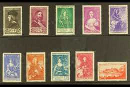 1939  National Relief Fund Complete Set (Yvert 185/94, SG 199/208) Very Fine Mint. (10 Stamps) For More Images, Please V - Altri & Non Classificati