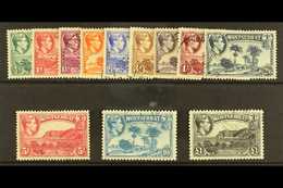 1938-48  Complete Definitive Set, SG 101a/112, Very Fine Used. (12 Stamps) For More Images, Please Visit Http://www.sand - Montserrat