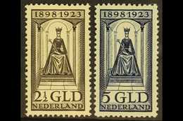 1923  Silver Jubilee Top Values 2½g And 5g (NVPH 130/31, SG 268/69) Very Fine Mint. Fresh And Attractive! (2 Stamps) For - Otros & Sin Clasificación