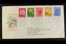 1952  (1 May) Cultural And Social Relief Fund Set (SG 749/53, NVPH 583/87, On Illustrated FDC, Neat Typed Address. For M - Autres & Non Classés