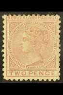 1874-78  2d Rose Perf Nearly 12 (line), SG 158, Unused No Gum, Tiny Surface Scuff, Very Rare, Cat £1,200. For More Image - Sonstige & Ohne Zuordnung