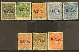 1891  B.C.A. Ovpt Set To 2s Vermilion, SG 1/8, Few Values With Rough Perfs Otherwise Fine To Very Fine Mnt. (8 Stamps) F - Nyasaland (1907-1953)