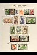 1952-74  All Different Mint Or Used Collection On Album Pages, Includes 1952-58 Set Complete To 10s Mostly Mint Plus £1  - Papua Nuova Guinea