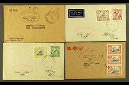 1951-1952 MARITIME COVERS.  Four Covers Bearing New Guinea, Papua Or Br Solomon Is Stamps (plus One Stampless O.H.M.S. C - Papouasie-Nouvelle-Guinée