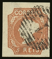 1853  5r Red-brown, Michel 1, SG 1, Afinsa 1 I, Finely Used With Neat Postmark, Four Good To Large Margins, Small Thins, - Altri & Non Classificati