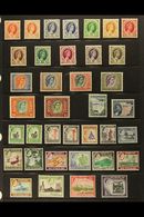 1954-1963 COMPLETE NEVER HINGED MINT  A Complete Basic Run, SG 1/49, Plus 1954 & 1959 ½d & 1d Coil Stamps, Very Fine Nev - Rhodesien & Nyasaland (1954-1963)