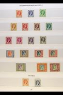 1954-63 MINT / NHM QEII COLLECTION  An Attractive, Complete Collection With "Extras" Presented On Stock Pages. Includes  - Rodesia & Nyasaland (1954-1963)