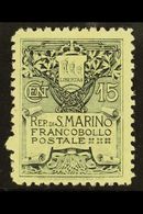 1907-10  15c Slate Type II, SG 54a (Sass 50), Fine Mint. For More Images, Please Visit Http://www.sandafayre.com/itemdet - Autres & Non Classés