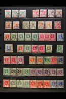 1890-1980 USED COLLECTION  Presented On Stock Pages. Includes A Small QV Range To 12c & 15c On 16c, KEVII Range To 15c,  - Seychellen (...-1976)