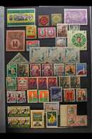 CINDERELLAS  PATRIOTIC, CHARITY, CHRISTMAS, EASTER & EXHIBITION LABELS - WONDERFUL ACCUMULATION In A Stock Book, Include - Unclassified