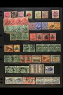 CUSTOMS DUTY REVENUES  Stamps Overprinted "CUSTOMS DUTY" Or "DOUANE." Incl. Cape 1d, 2d & 6d, Natal 2d, Transvaal 3d & 4 - Sin Clasificación
