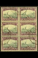 UNION VARIETY  1930-44 2d Slate-grey & Deep Lilac, Watermark Upright, JOINED PAPER VARIETY In A Block Of 6 (join On Midd - Non Classés