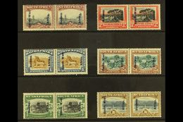 1927  South African Issues Opt'd Set, SG 49/54, Very Fine Mint (6 Pairs) For More Images, Please Visit Http://www.sandaf - Zuidwest-Afrika (1923-1990)