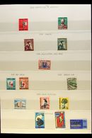 1963-1990 NEVER HINGED MINT  A Largely Complete Run Of Sets For The Period, A Few Sets As Pairs/blocks. Lovely! (400+ St - África Del Sudoeste (1923-1990)