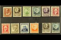 1931-38  Portraits All Different Definitive Range With (without Control Figures) 2c, 5c Sepia, 10c Yellow-green, 15c, 20 - Sonstige & Ohne Zuordnung