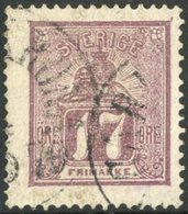 1862  17ore Purple, SG 13 (Fac 15), Superb Used With Bright Colour. Signed. For More Images, Please Visit Http://www.san - Autres & Non Classés