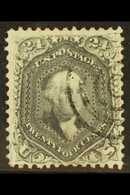 1862-66  24c Grey Washington, SG 74b, Scott 78b, Excellent Colour And Neat Target Cancel.  For More Images, Please Visit - Otros & Sin Clasificación