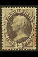 1870-71  12c Dull Purple Clay, SG 153, Scott 140, Fine With Part Red Cancel. For More Images, Please Visit Http://www.sa - Autres & Non Classés