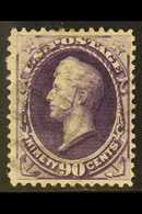 1887-88  90c Deep Violet Perry, SG 223, Scott 218, Lightly Cancelled.  For More Images, Please Visit Http://www.sandafay - Autres & Non Classés