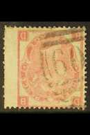 1865-67  3d Rose, Plate 4, Wmk Emblems, With WATERMARK INVERTED Variety, SG 92Wi, Used, Faulty Perfs On Wing Margin But  - Otros & Sin Clasificación