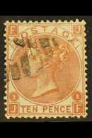 1867-80  10d Pale Red-brown Plate 1, Wmk Spray, SG 113, Very Fine Used. Cat £400. For More Images, Please Visit Http://w - Autres & Non Classés