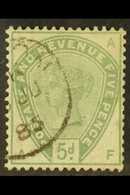 1883-84  5d Dull Green, SG 193, Fine Cds Used For More Images, Please Visit Http://www.sandafayre.com/itemdetails.aspx?s - Autres & Non Classés