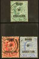 OFFICIALS  BOARD OF EDUCATION. 1902-04 Set To 2½d, SG O83/85, Fine Cds Used (3 Stamps) For More Images, Please Visit Htt - Sin Clasificación