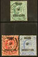 OFFICIALS  BOARD OF EDUCATION. 1902-04 Set To 2½d, SG O83/85, Fine Cds Used (3 Stamps) For More Images, Please Visit Htt - Zonder Classificatie