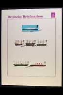 GERMAN PUBLICITY POSTERS  1969 British Ships, Architecture, Investiture & 1970 Rural Architecture, Anniversaries, Litera - Autres & Non Classés