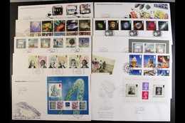 2007 COMPLETE YEAR SET  For All Commemorative Sets And Miniature Sheets, Incl Commemorative Extras, On Illustrated FDC's - FDC