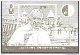 2016. Armenia, Visit Of Pope Francis To Armenia, Luxe-Block, Mint/** - Arménie